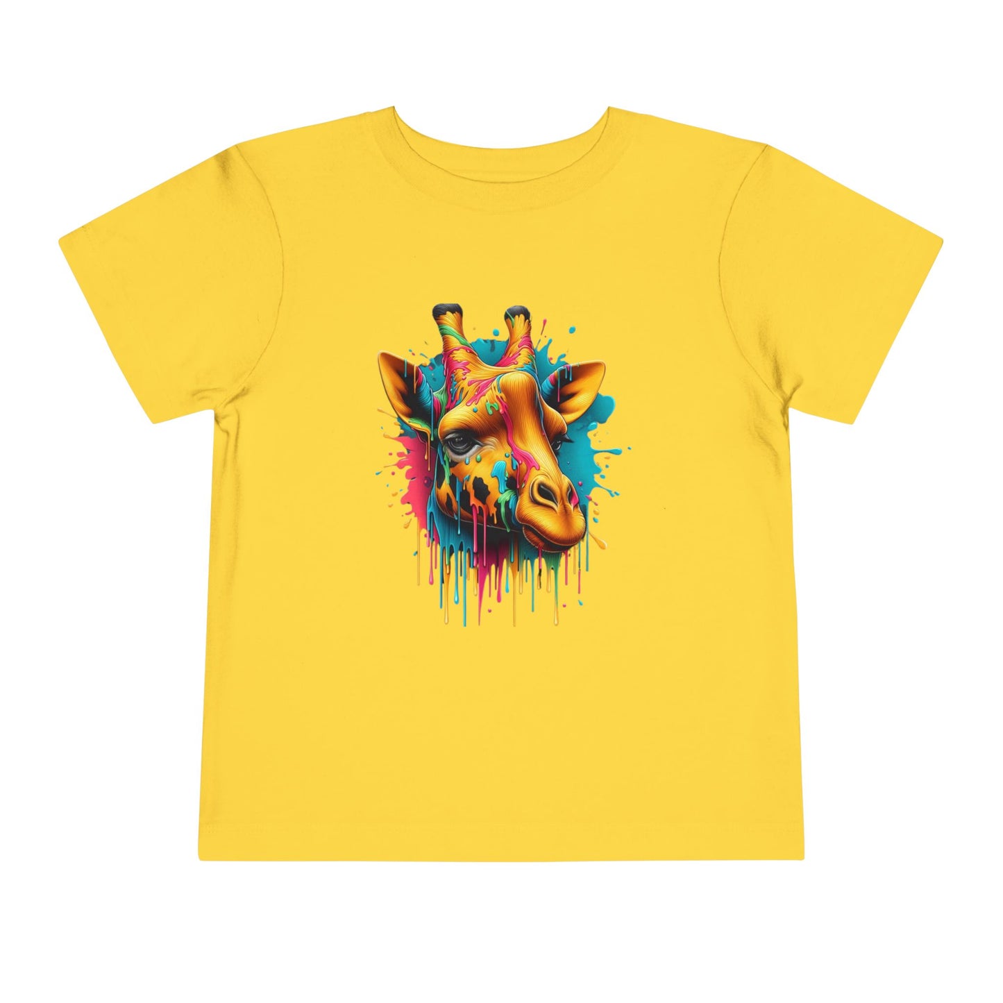 Colorful Giraffe Toddler Tee