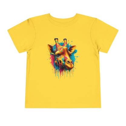 Colorful Giraffe Toddler Tee