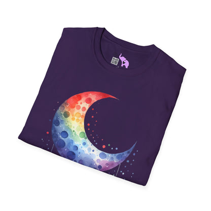 Colorfall Heart Moon Adult T-shirt