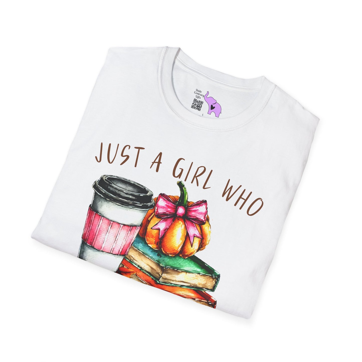 Just A Girl Who Loves Fall Adult T-shirt
