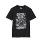 ""Coffee Makes Me Feel Alive and Slightly Unhinged (Cat) Adult T-shirt