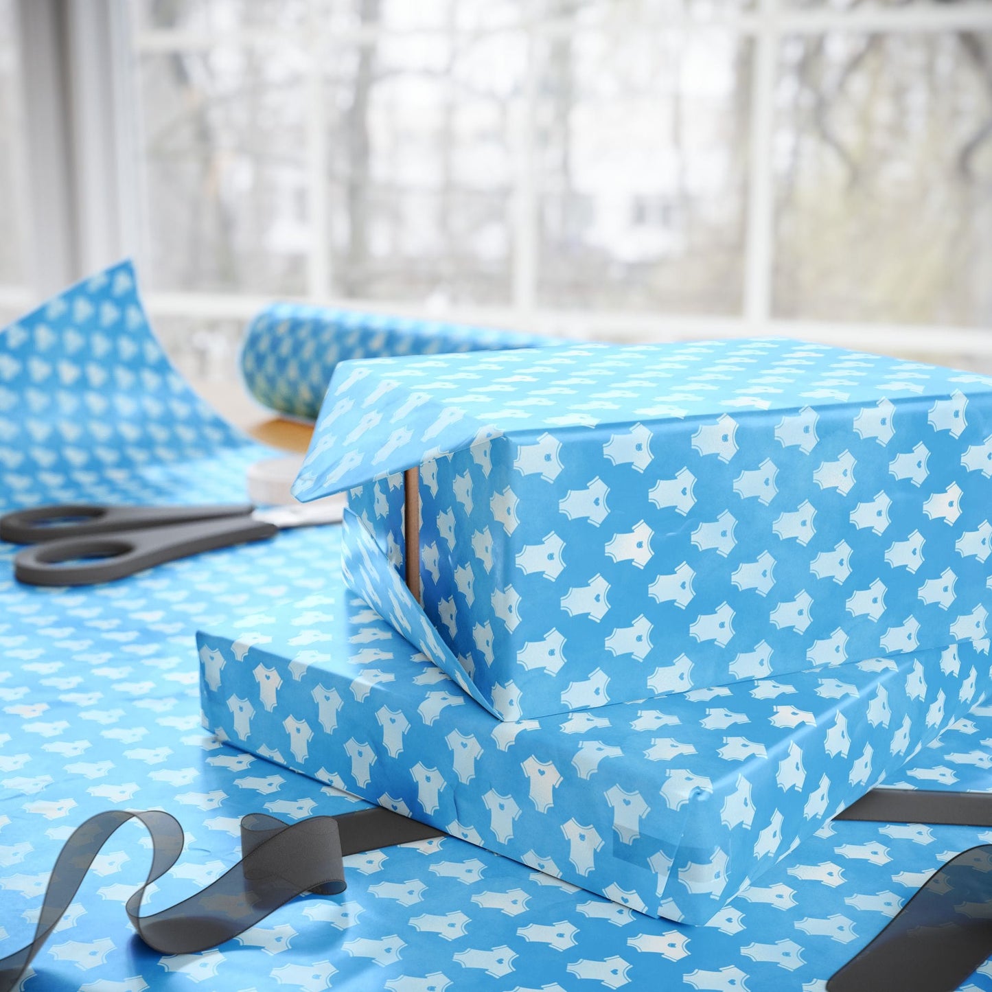 Sweet Baby Boy Onesies Wrapping Paper