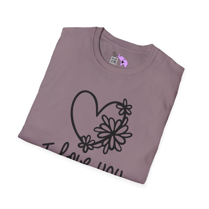 I Love You To The Beach Adult T-shirt