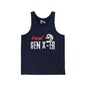 Feral GenXer w/Skull Unisex Jersey Tank