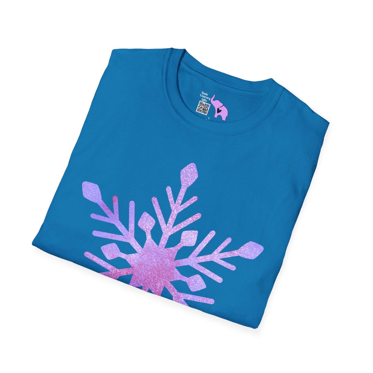 Large Snowflake Adult T-shirt