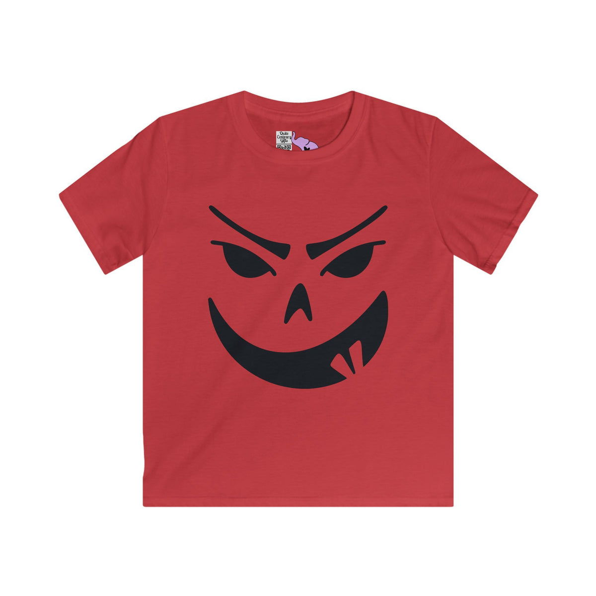 Goofy Grin Jack-O-Lantern Youth Softstyle Tee