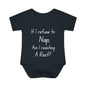 If I Refuse To Nap Am I Resisting A Rest? Infant Baby Rib Bodysuit