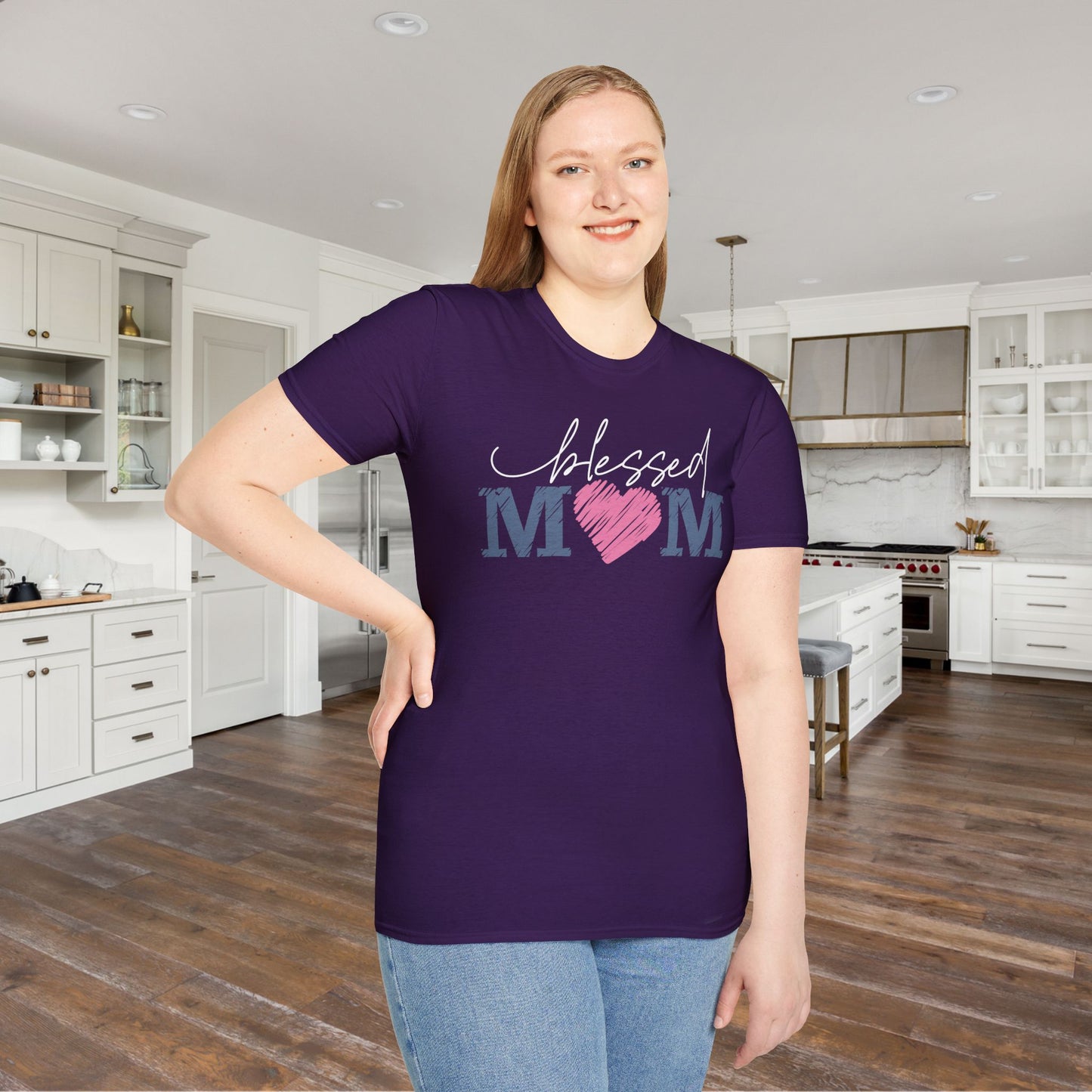 Blessed Mom Adult T-shirt