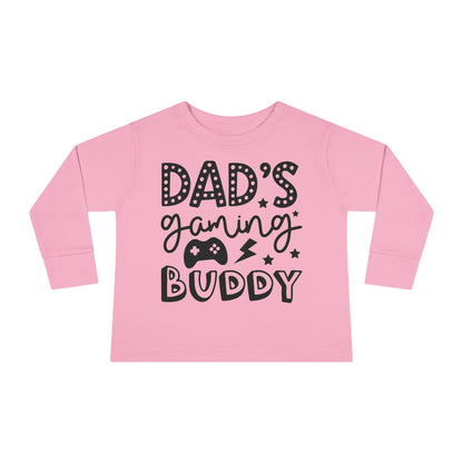 Dad's Gaming Buddy Toddler Long Sleeve Tee