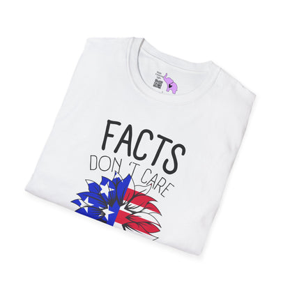 Facts Don't Care About Your Feelings American Flag Adult T-shirt