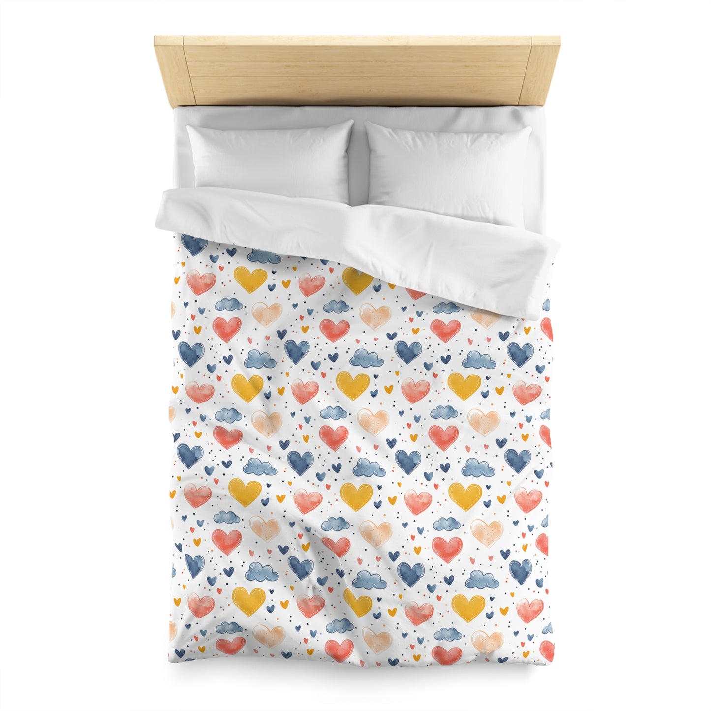 Love in the Air Microfiber Duvet Cover