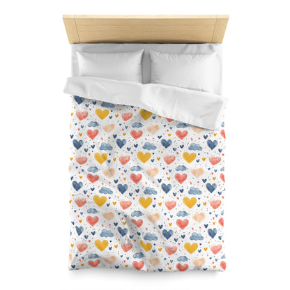 Love in the Air Microfiber Duvet Cover