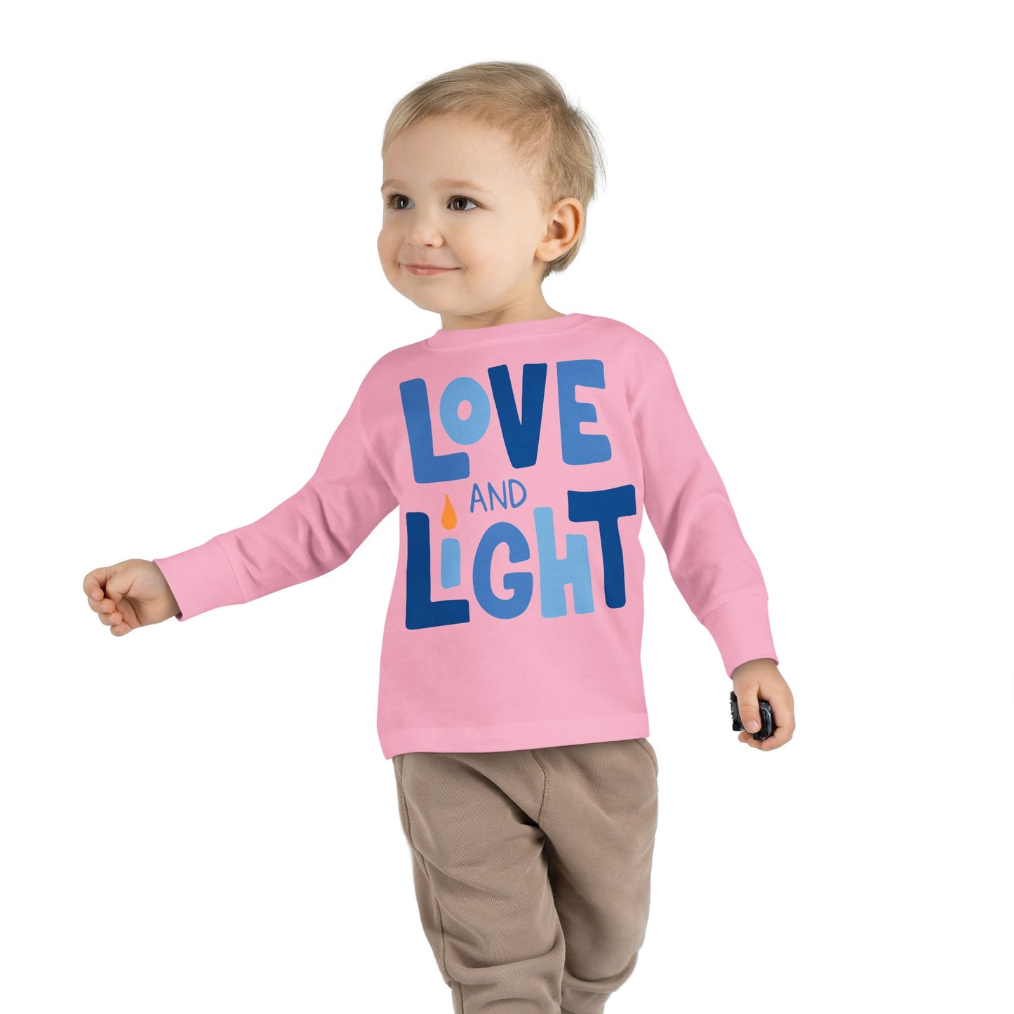 Hanukkah Love & Light 2 Toddler Long Sleeve Tee