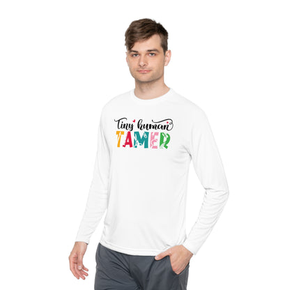 Tiny Human Tamer (Teacher) Adult Long Sleeve Tee