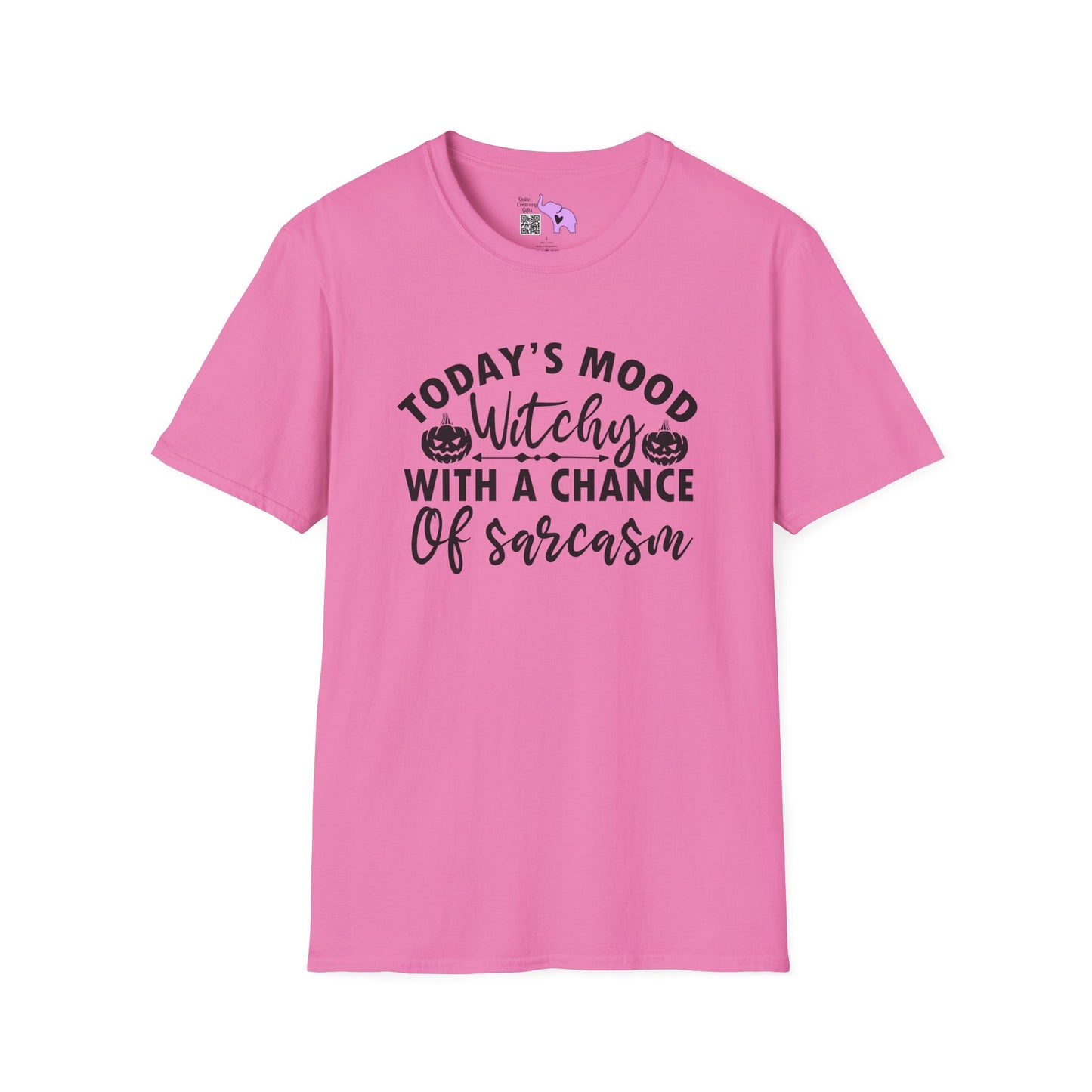 Today's Mood Witchy With A Chance of Sarcasm Adult T-shirt