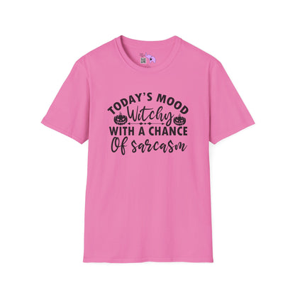 Today's Mood Witchy With A Chance of Sarcasm Adult T-shirt