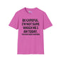 Be Careful. I'm Not Sure Which Me I Am Today. You Have Been Warned Adult T-shirt
