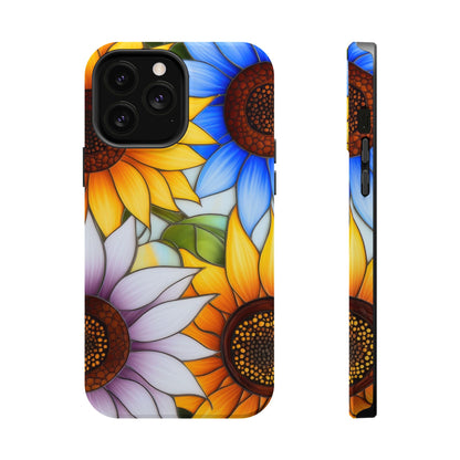 Colorful Sunflowers MagSafe® Compatible Tough Case for iPhone