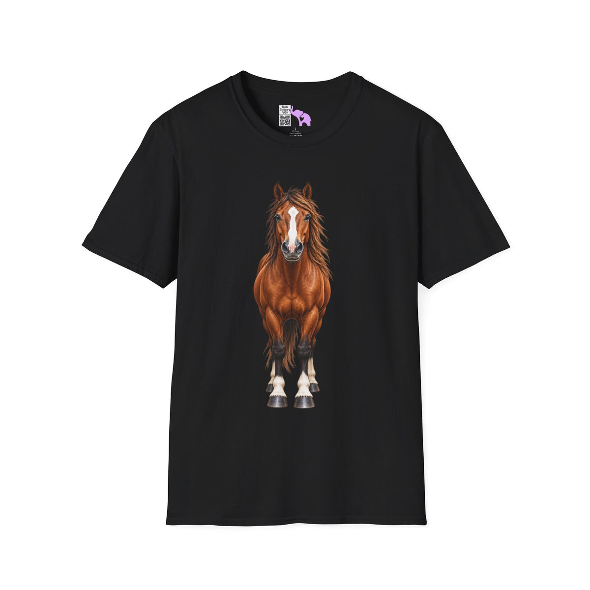 ""Front to Back Horse Lover Adult T-shirt