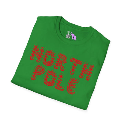 North Pole Adult T-shirt