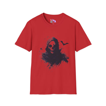 Creepy Death Skull Adult T-shirt