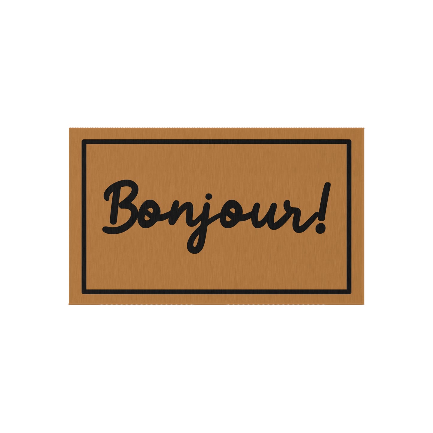 Bonjour Fabric No Slip Doormat