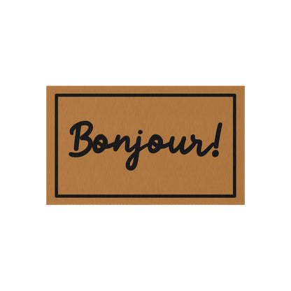 Bonjour Fabric No Slip Doormat