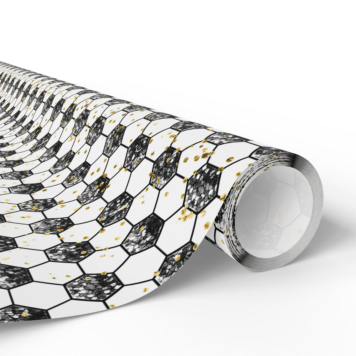 Soccer Gold Rush Wrapping Paper