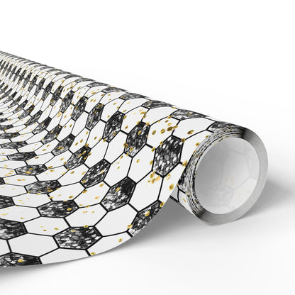 Soccer Gold Rush Wrapping Paper