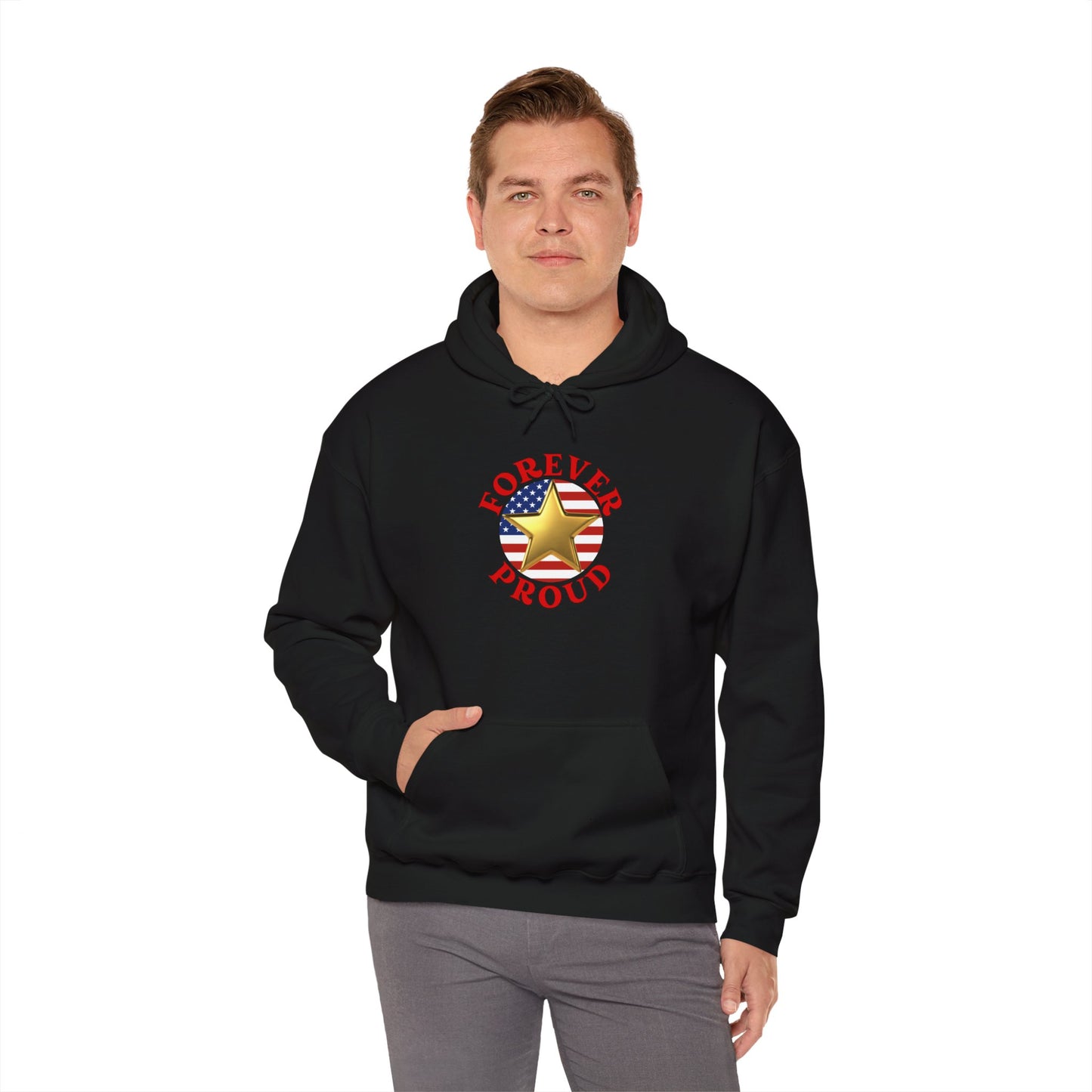 Gold Star Grandpa Heavy Blend™ Hooded Sweatshirt