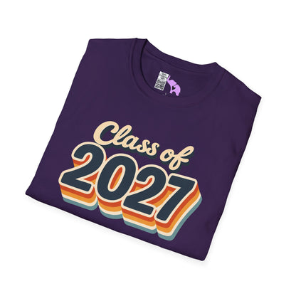 Retro Class of 2027 Adult T-Shirt