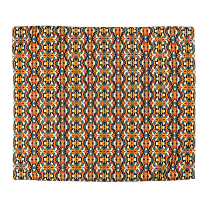 Autumn Kaleidoscope Microfiber Duvet Cover