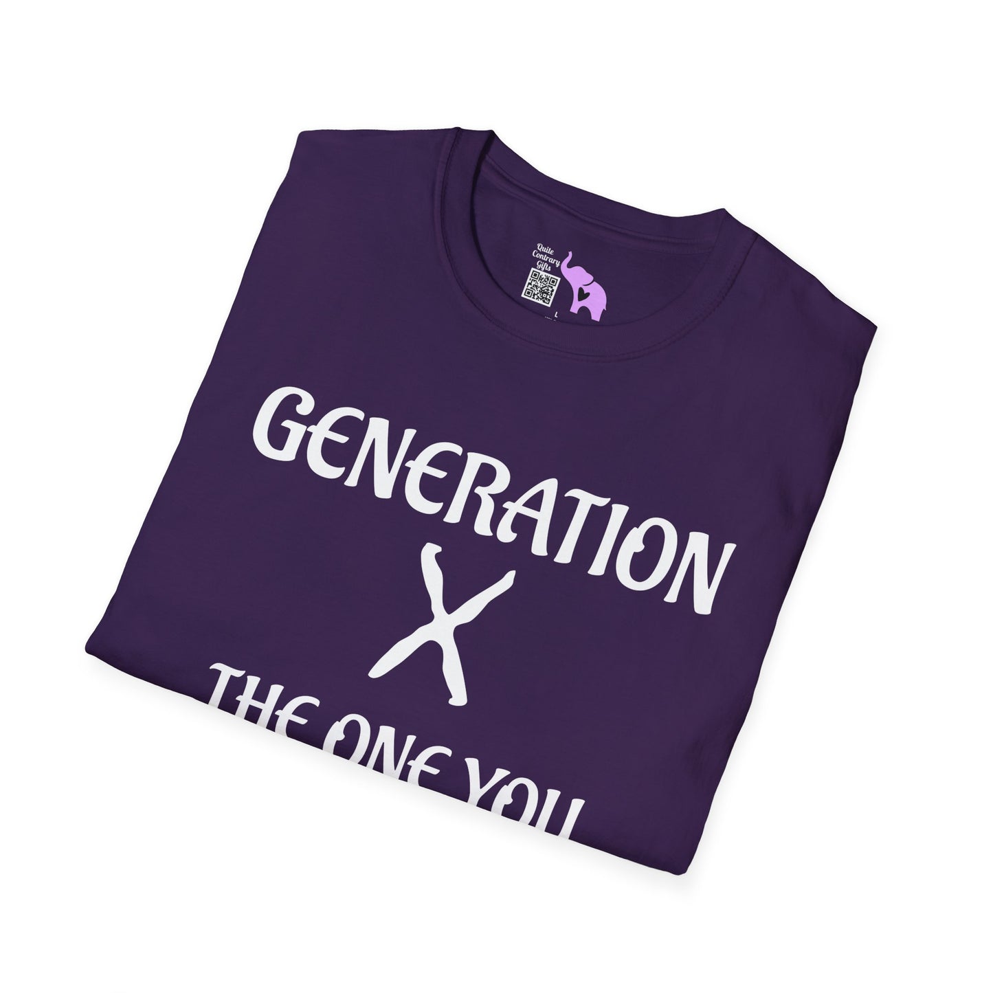 Generation X The One You Were Warned About Adult T-shirt
