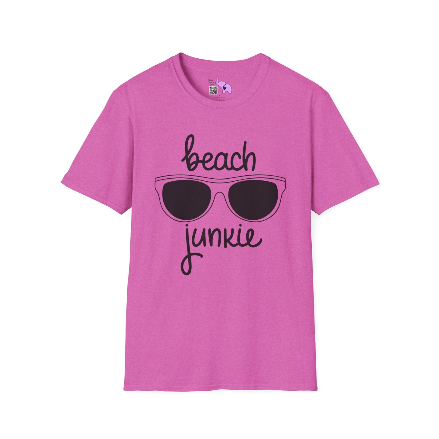Beach Junkie Adult T-shirt