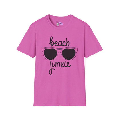 Beach Junkie Adult T-shirt