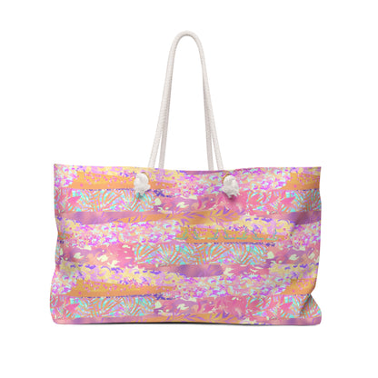 Wild Tropic Collage Weekender Bag