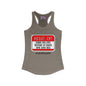 Hello, I'm Using My Last Spoons To Spend Time With You Women's Ideal Racerback Tank