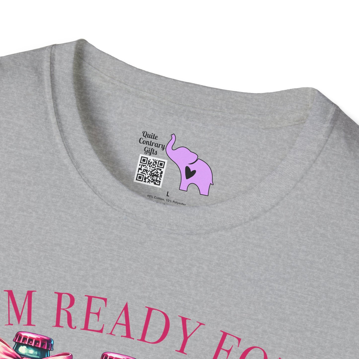 I'm Ready for Beerloween Pink Adult T-shirt