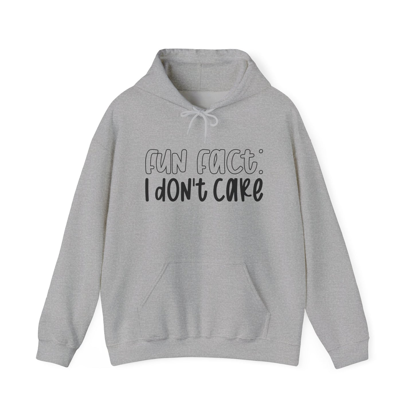 Fun Fact I Don't Care Adult Heavy Blend™ Hoodie