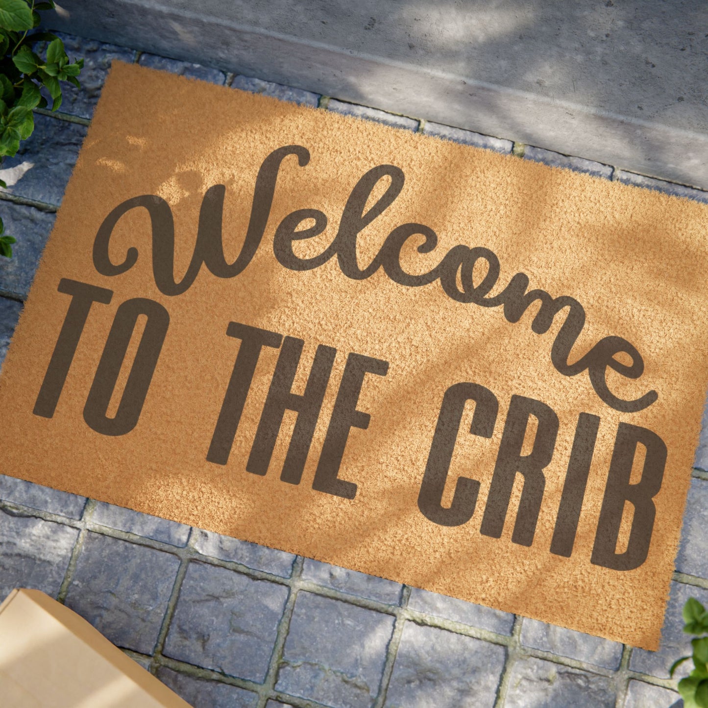 Welcome To The Crib Coconut Fiber Doormat