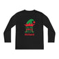 I'm The Uncle Elf Personalized Youth Long Sleeve Tee