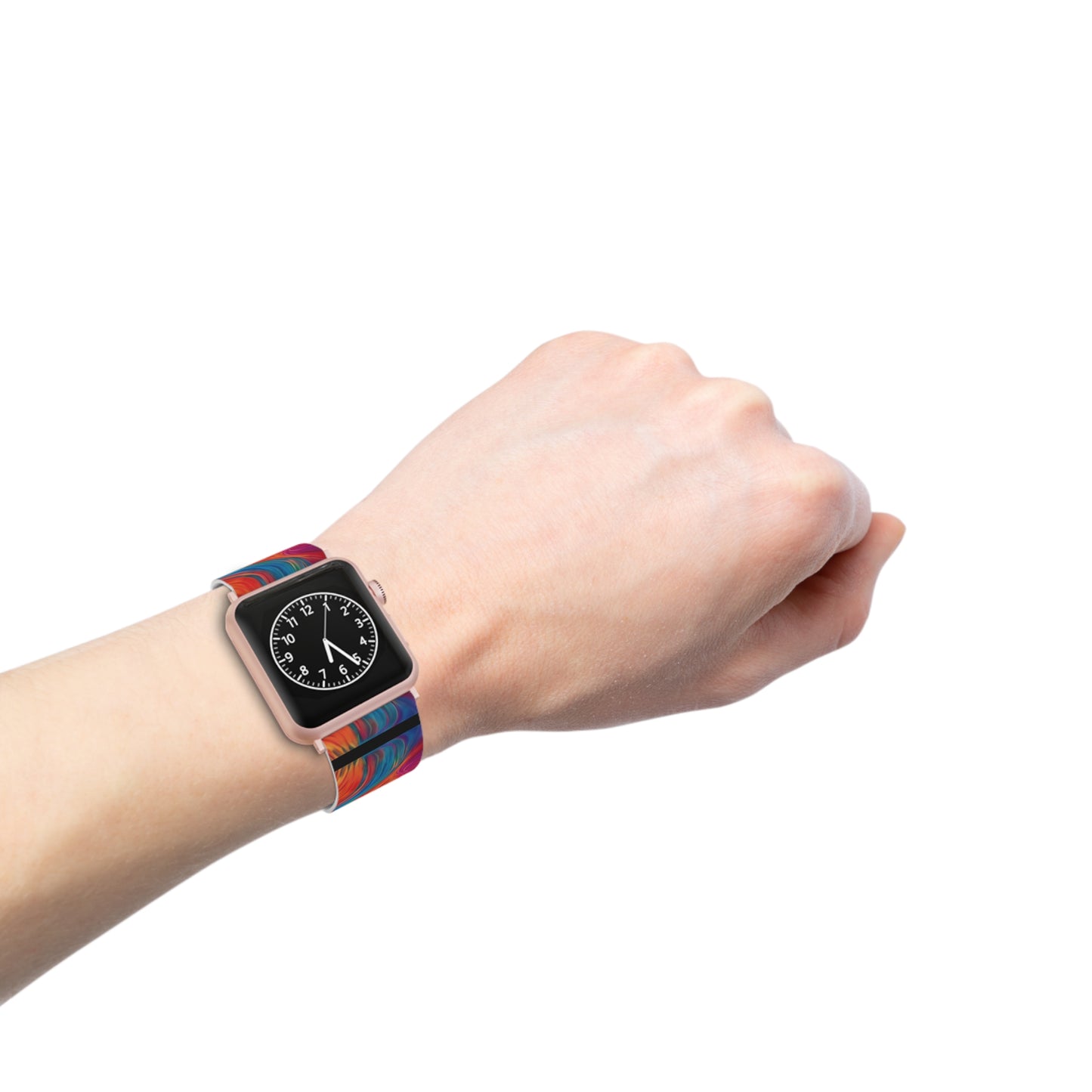 Vibrant Color Swirl Watch Band for Apple Watch