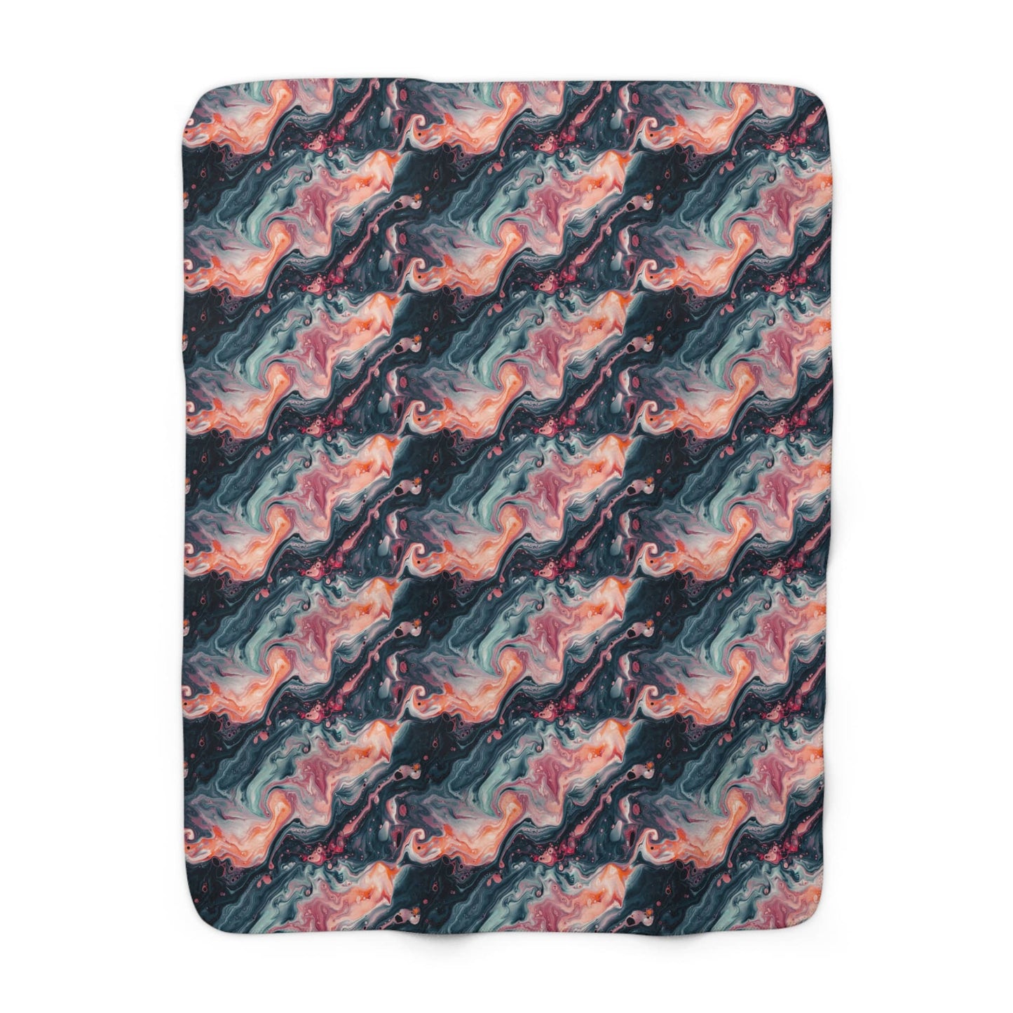 Pink Venom Marble Fleece Blanket