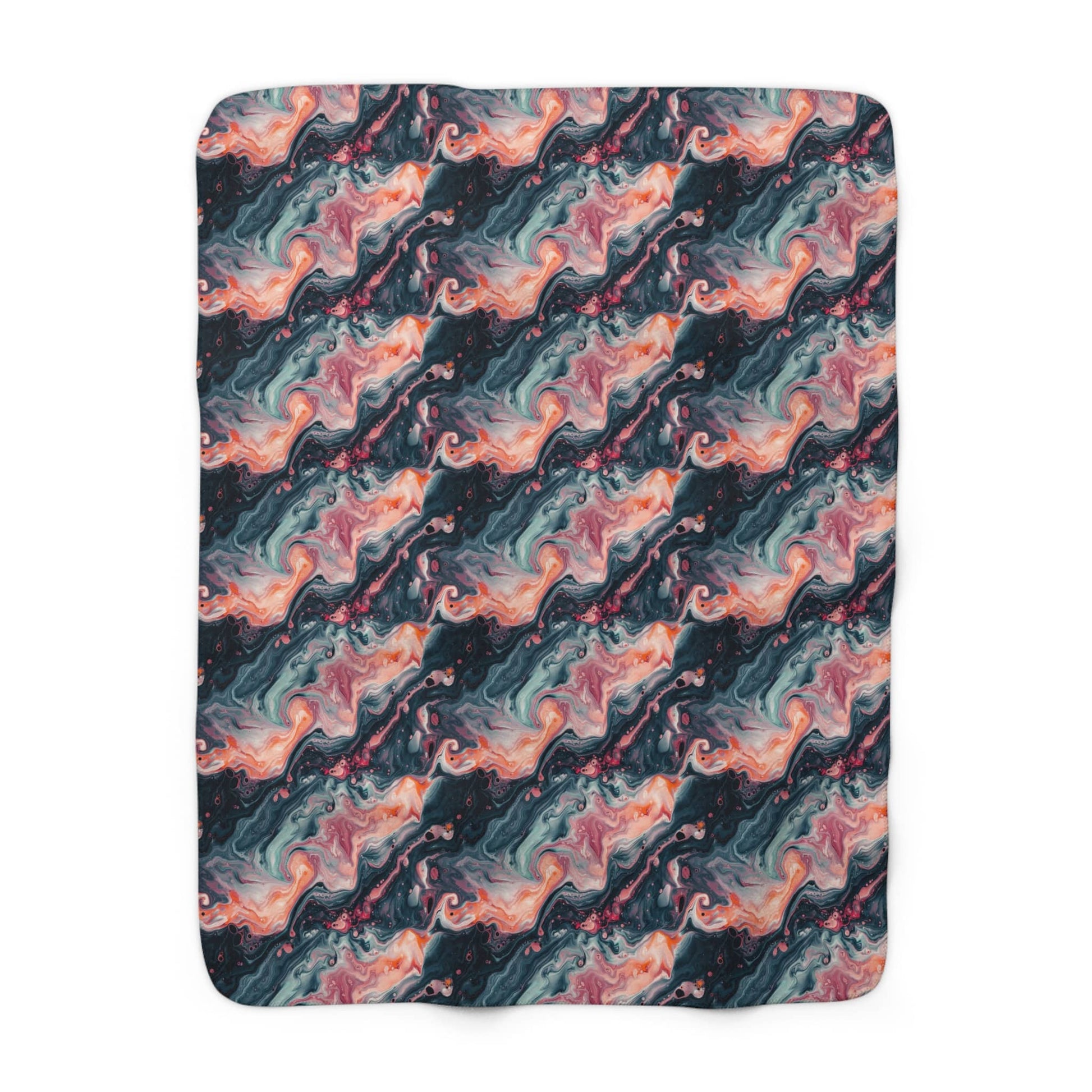 Pink Venom Marble Fleece Blanket