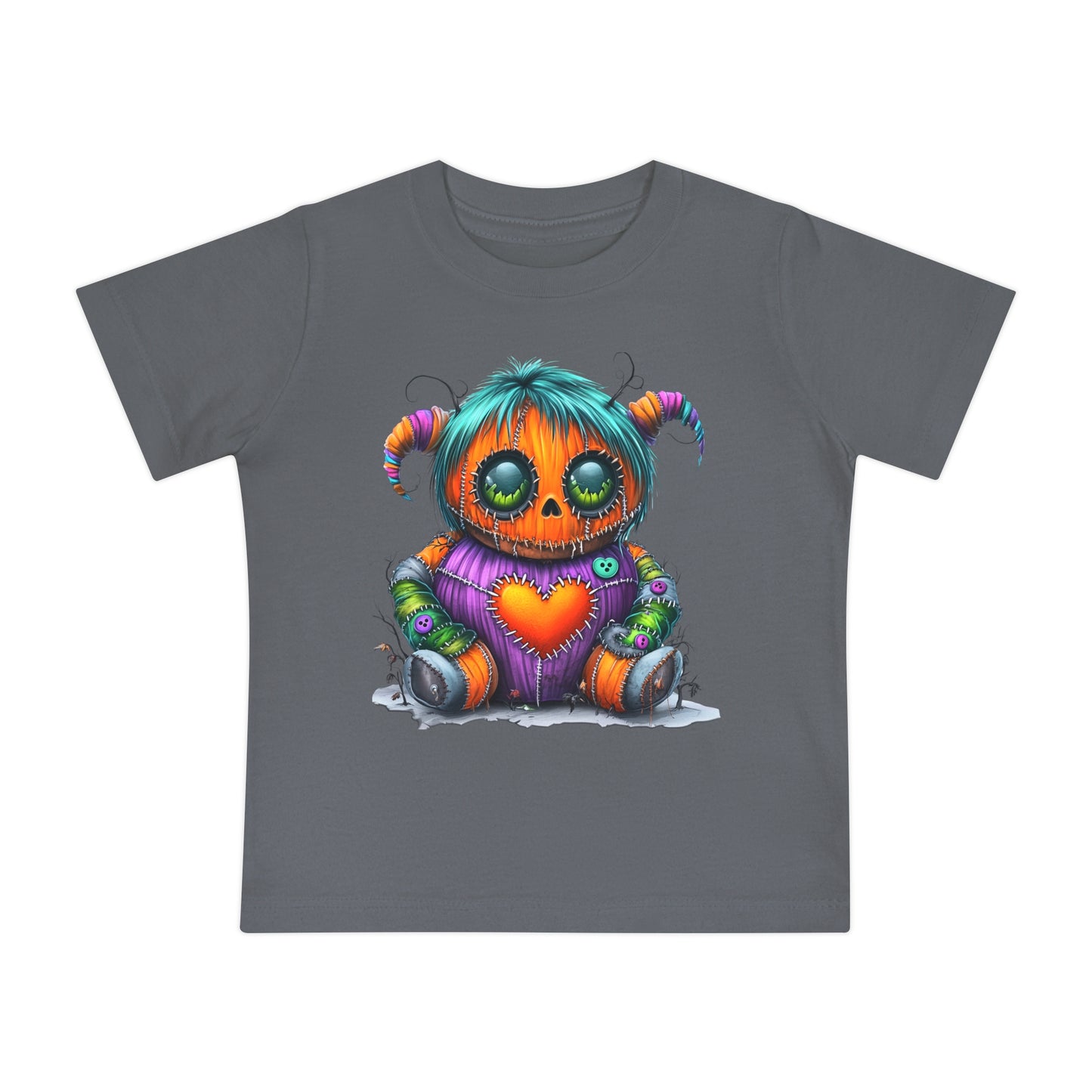 Patchwork Pumpkin Heart Infant T-Shirt