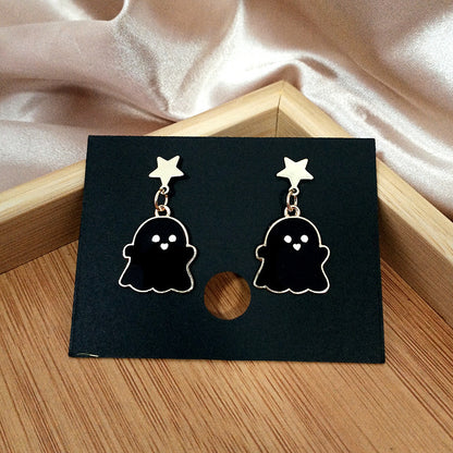 Adorable Dangling Ghost Earrings