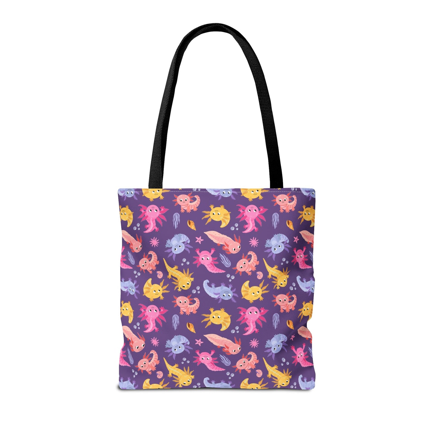 Axolotl Adventures Canvas Tote Bag