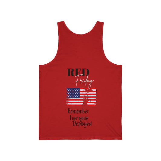 RED Fridays Remember Everyone Deployed Tank Unisex