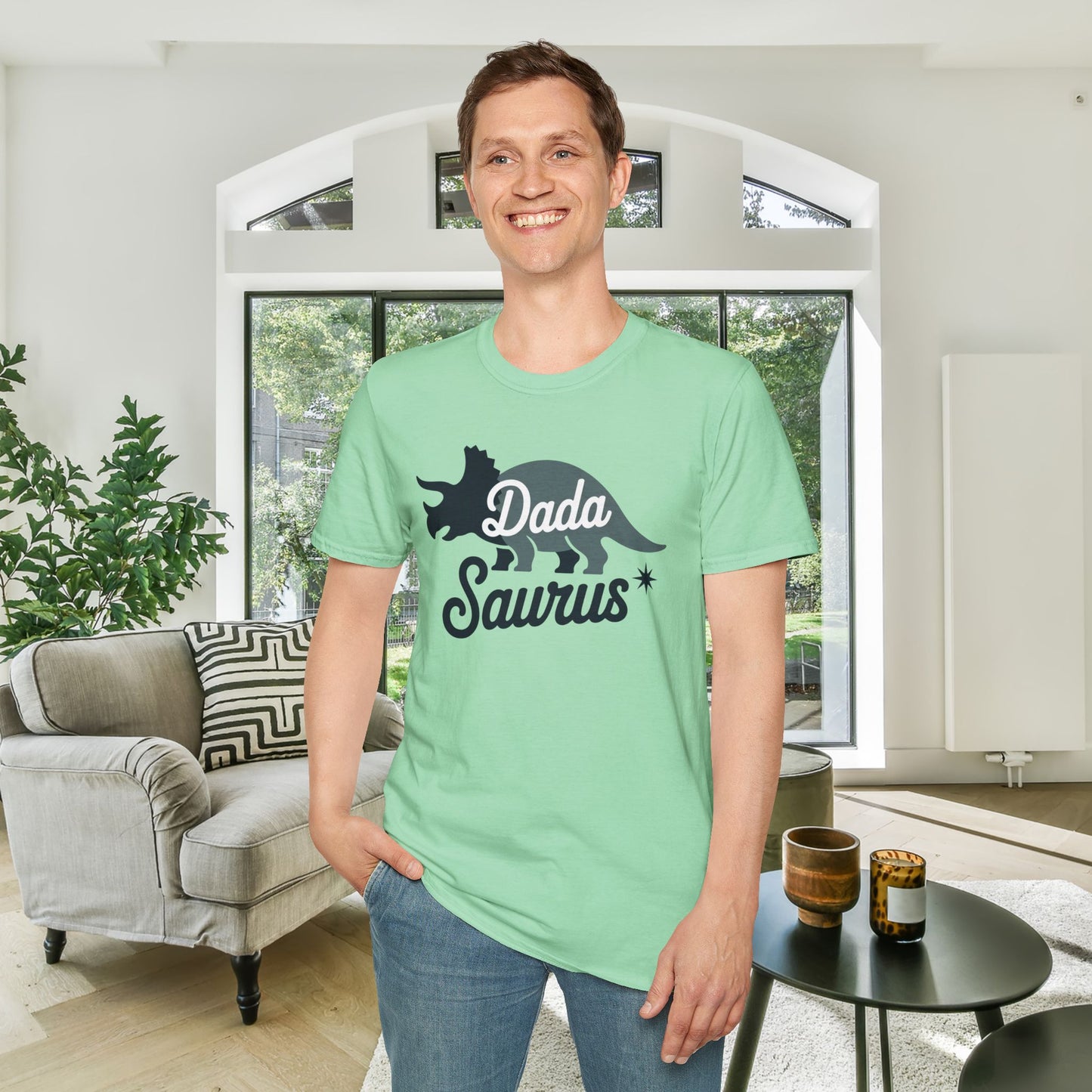 Dada Saurus Adult T-shirt