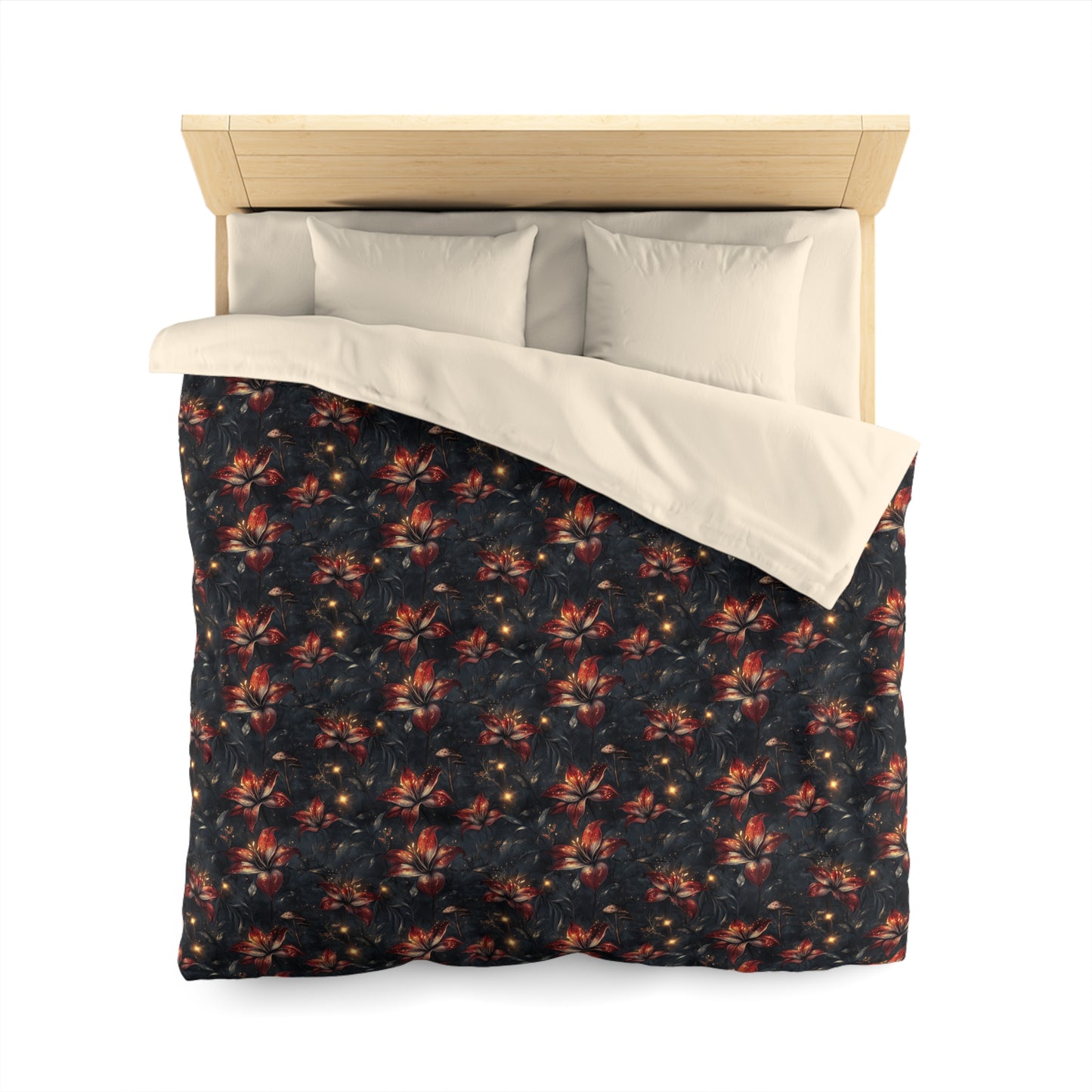 Fire Lilly Dreams Microfiber Duvet Cover